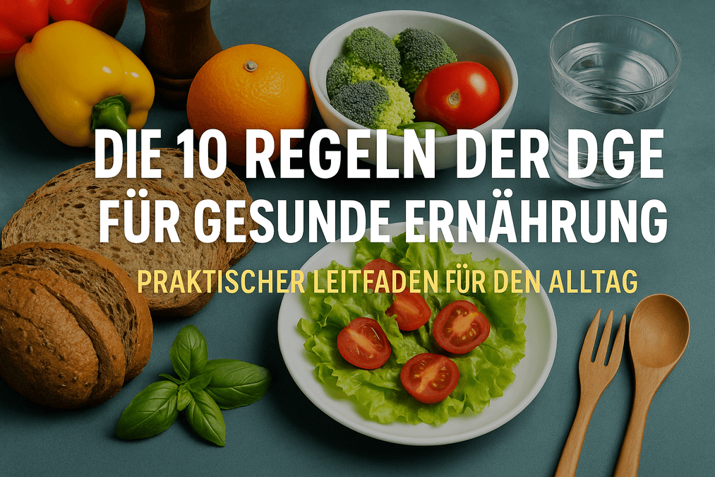 Die 10 Regeln der DGE für gesunde Ernährung – Praktischer Leitfaden für den Alltag
