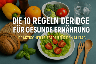 Die 10 Regeln der DGE für gesunde Ernährung – Praktischer Leitfaden für den Alltag