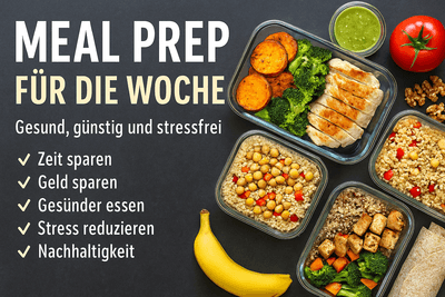 Meal Prep für die Woche: Gesund, günstig und stressfrei